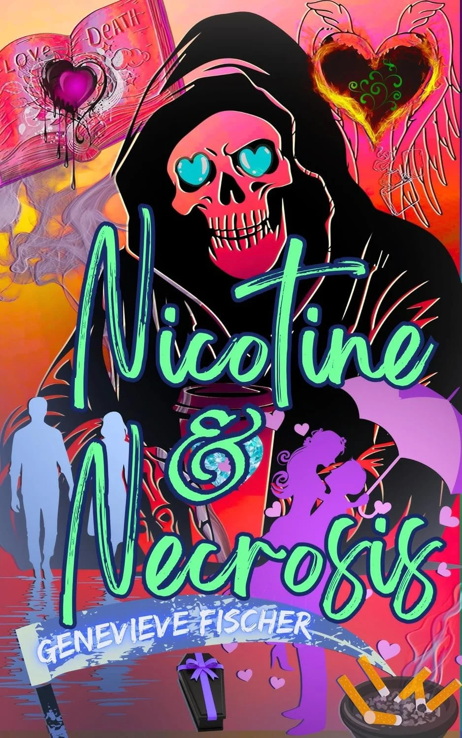 Nicotin & Nervous by Genevieve Fischer — Romance book cover on IndieFiction