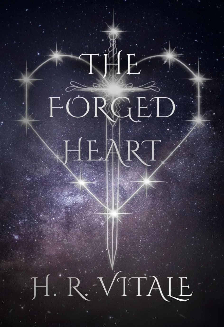 The Forged Heart: An Epic Romantasy by H. R. Vitale — Fantasy book cover on IndieFiction