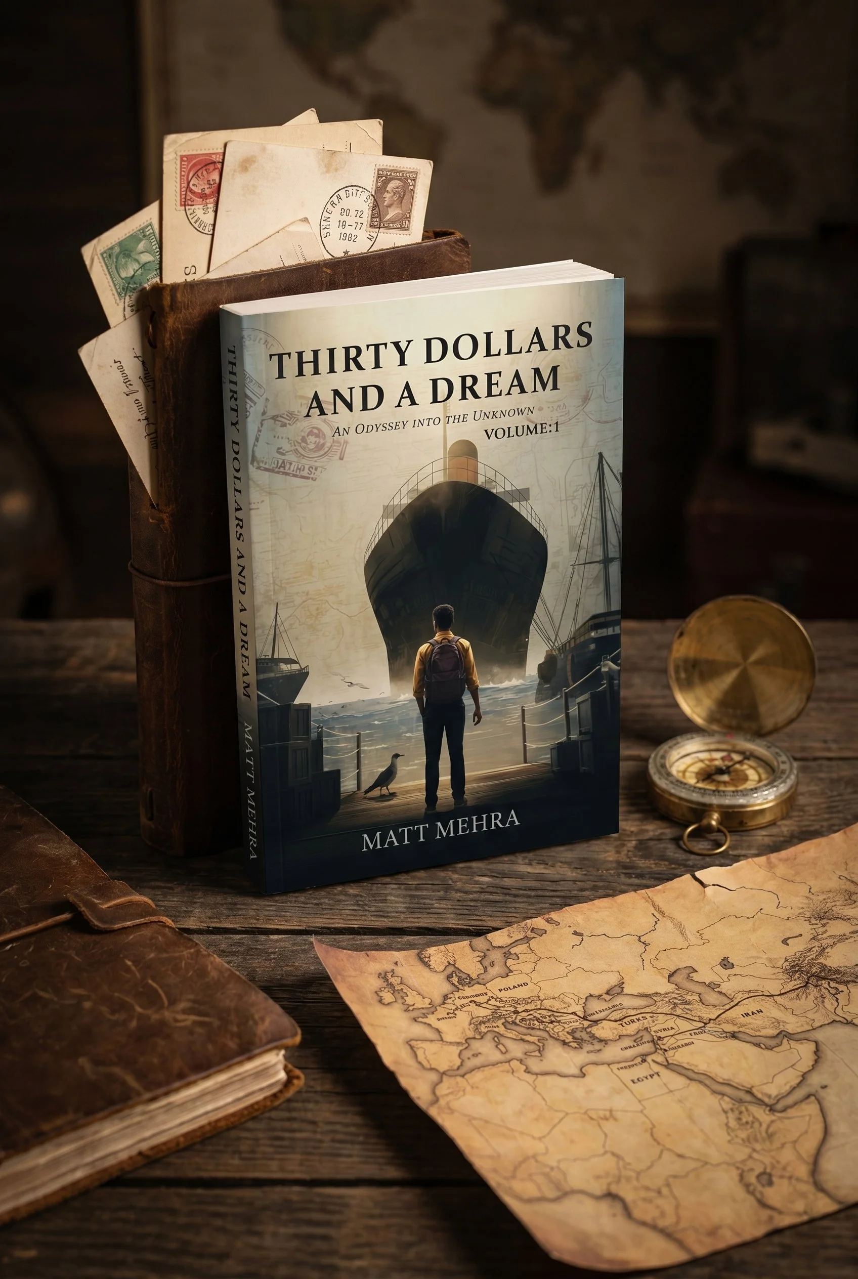 Thirty Dollars and A Dream by Matt Mehra — Memoir/Biography book cover on IndieFiction